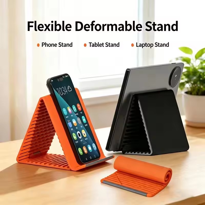 Laptop Stand Foldable - Uniwersalny, przenośny silikonowy stojak na telefon,