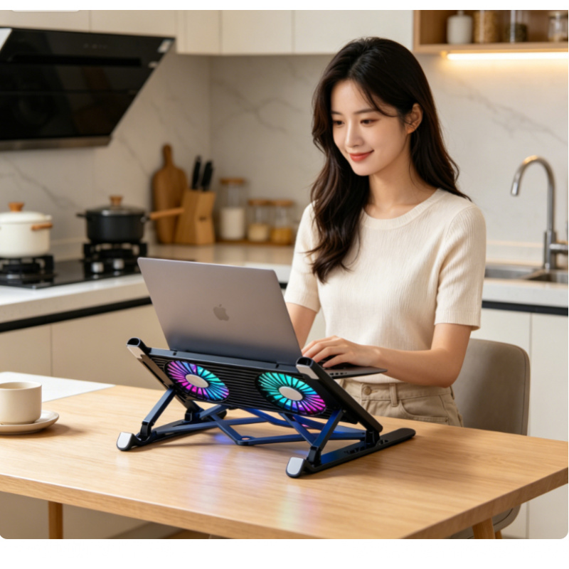 Laptop Stand Foldable - Nowa Podkładka Chłodząca do Laptopa Składana