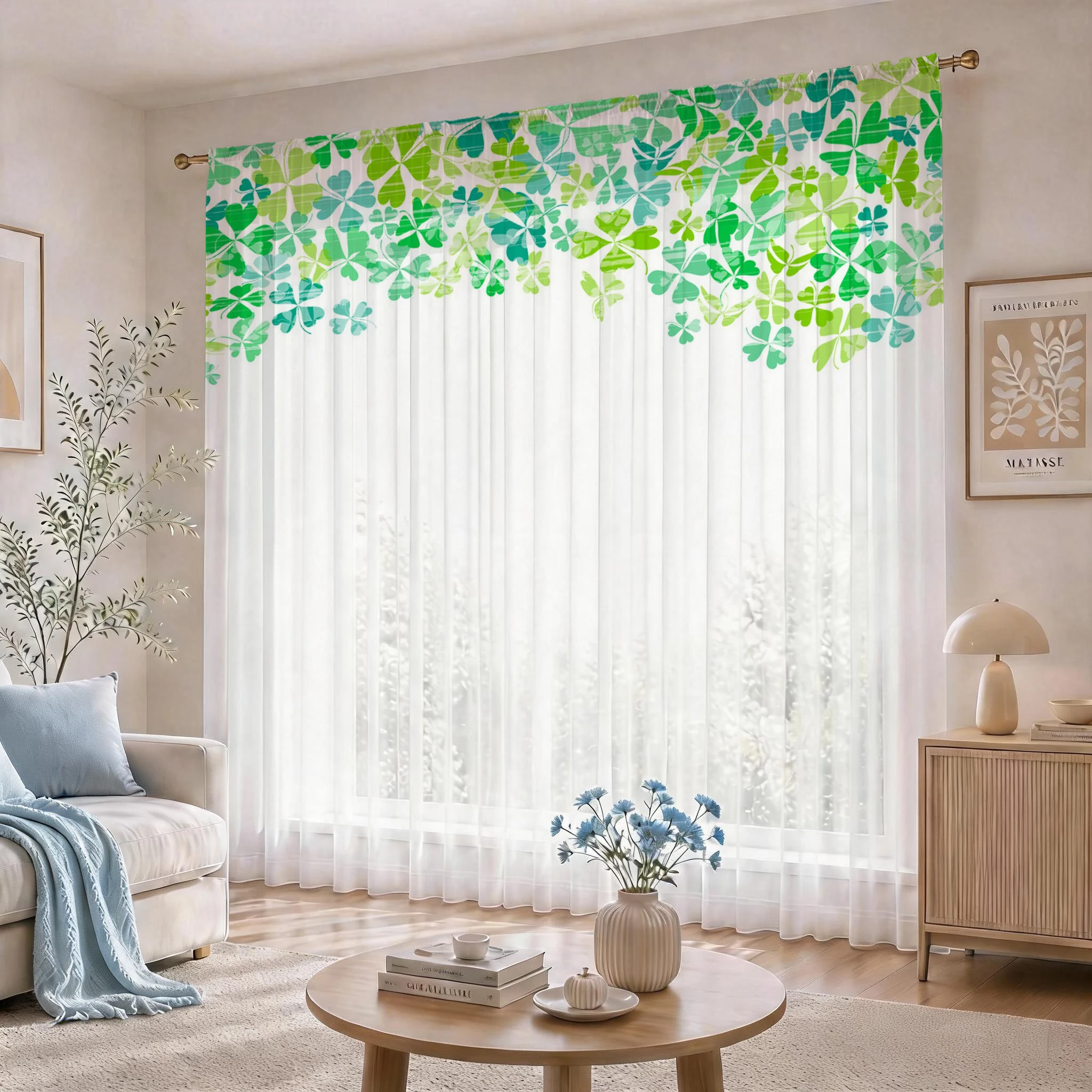 Jasnoniebieska, nowoczesna, gr – Home Office With Plants recenzja i cena