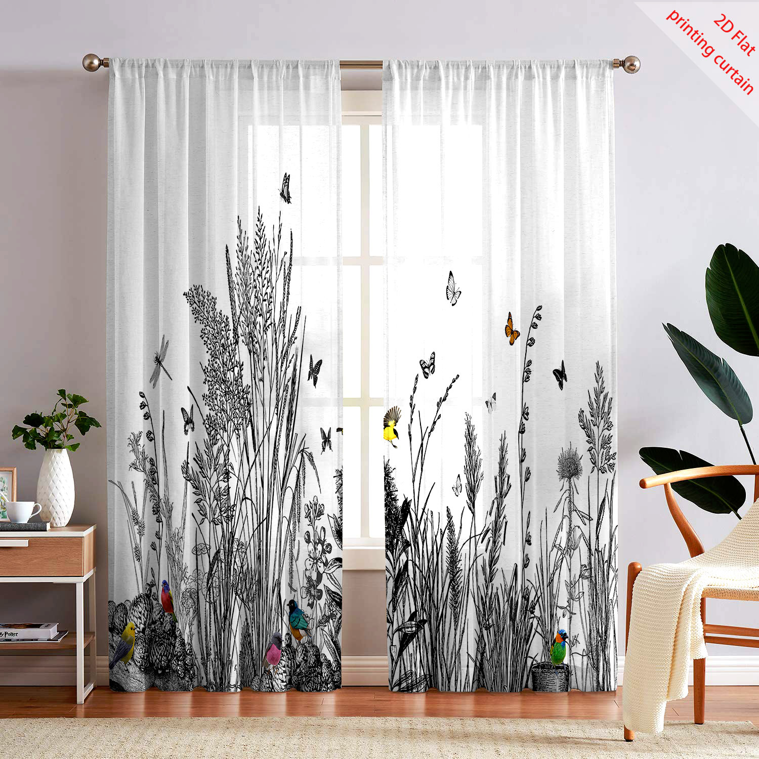 Przezroczysta folia dekoracyjn – Home Office With Plants recenzja i cena